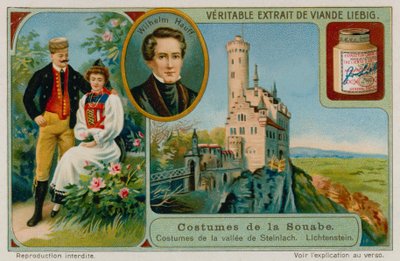 Les vêtements de la vallée de Steinlach, Wilhelm Hauff et Lichtenstein - European School